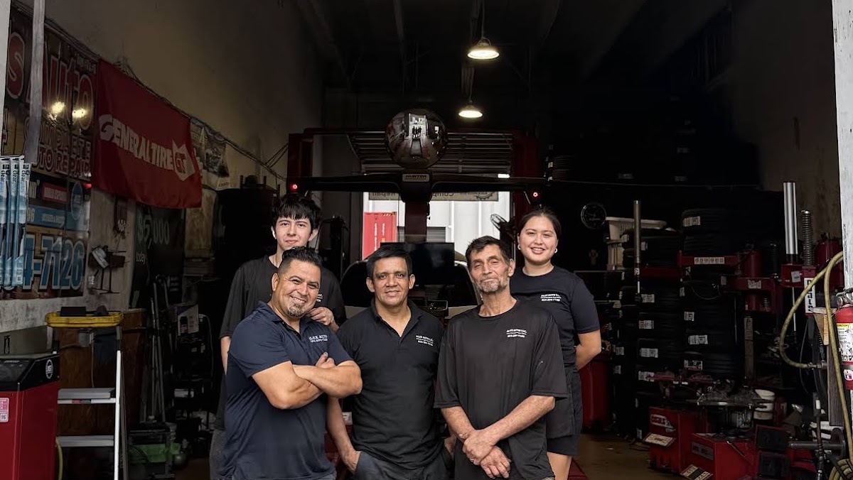 The Alex's Auto LLC team inside their Margate, FL repair shop